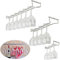 Ddfly Stainless Steel Wine Glass Holder - Under Cabinet Stemware Rack - 1 Pack (35cm/13inch)