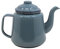 Enamel Teapot with Handle & Lid 14cm, 1.5L Traditional Serving Teapot Coffee Pot Jug Camping, Green (Green)