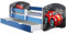 ACMA Kinderbett Jugendbett mit Einer Schublade und Matratze Blau mit Rausfallschutz Lattenrost II 140x70 160x80 180x80 (05 Rote Auto, 180x80 + Bettkasten)