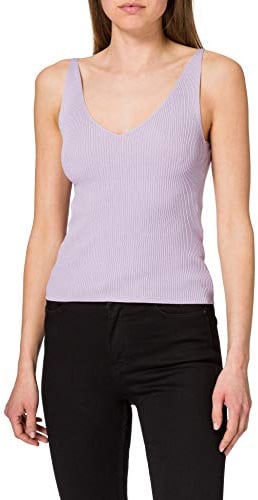 JDY Damen JDYNANNA S/L KNT NOOS Top, Pastel Lilac, XS