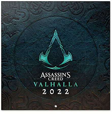Grupo Erik Assassins Creed Kalender 2022 Wandkalender 2022 Groß für 12 Monate mit Geschenk Poster