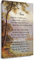 Trees By Joyce Kilmer Kunstposter, Bürodekoration, Gedicht auf Leinwand, inspirierende Wandkunst, Zitate, Bilder, Dekorationen, Vintage, moderne Drucke, Poesie, gerahmt, Gemälde (30.5x45.7 cm)