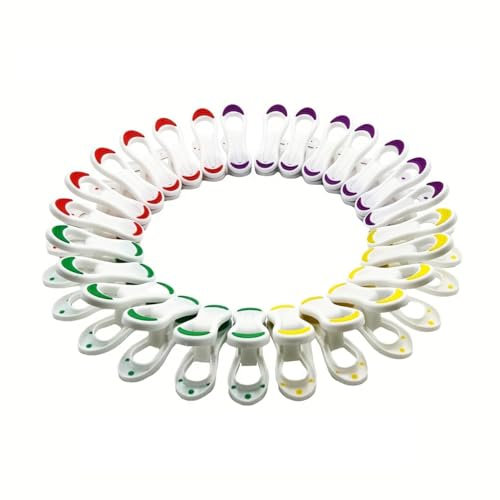 Maishijie Pinces à Linge Robustes antidérapantes pour séchage à l'air Libre (Multicolore-02)