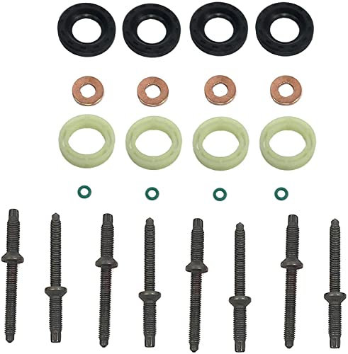 Kit de Joints Torique de Rondelles d'étanchéité vis d'injecteur de Carburant 1.6 hdi Diesel 3M5Q9F593KIT 1432205 1314368 1233683 198185 1982A0 198299 1609848080 3M5Q9F593DA 1373550