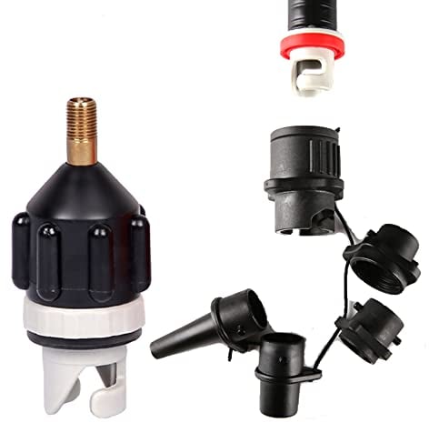Pumpenadapter Adapter,Set of 2 Sup Adapter,Adapter für Kompressor,Sup Pump Adapter,Inflatable Sup Pumpe Adapter,Adapter Sup Ventil für Paddelboard Schlauchboot,Für Konventionelle Luftpumpe