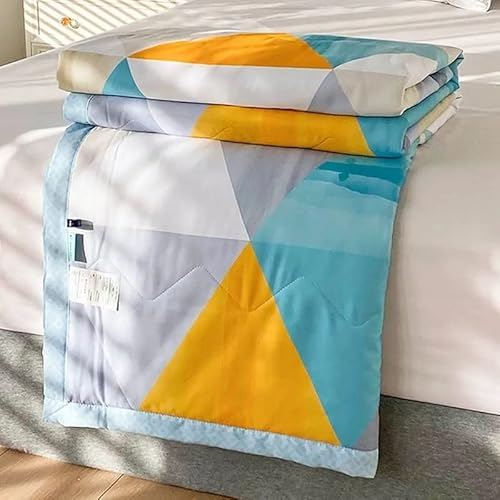 Soft Touch Steppdecken,Kühldecke Sommerdecke,Microfaser Sommer Steppbett Im Wende-Design Schlafdecke Daunendecke Sommer Steppbett Leichtsteppbett Microfaser Steppdecke ( Color : T , Size : 150x200cm )