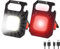 PKKP 2 Stück Mini LED Arbeitsleuchte 500 Lumens, Tragbare Taschenlampe Schlüsselanhänger mit 7 Lichtmodi, USB Aufladbar Inspektionsleuchten mit Flaschenöffner für Notfall/Reparatur/Camping