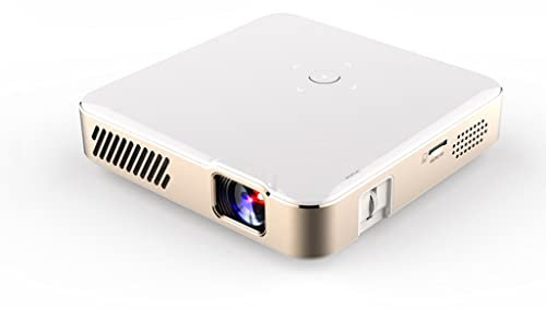 S350 Mini Dlp Projector Smart Tv Android 9.0 Pico Protable 1080p Outdoor 4k Cinema for Smartphone (Color : D)