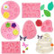 6 Pièces Moule Silicone Fleur 3D pour Décoration Gâteau, Fondant, Chocolat, Gelée et Savon