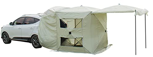 Auto-Markise, Auto-Markise, Sonnenschutz, Camping, SUV-Heckzelt, tragbares wasserdichtes Dachzelt, Auto-Überdachung für SUV, Minivan, Schrägheck, Camping, Outdoor-Reisen