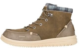 HEYDUDE Bradley Classic - Scarpe Uomo Slip-On Stivaletti, Walnut, 41