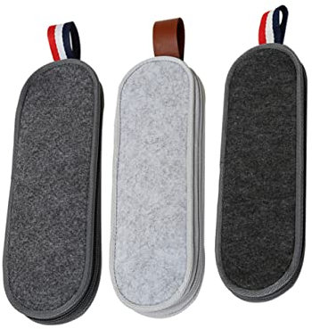 MAGICLULU Küchenwaren Gabeln Tasche Koffer Organizer-taschen Tasche Aus Filz Reisetaschen-organizer Bestecktasche Wasserdichte Aufbewahrungstasche Geschirr Stroh