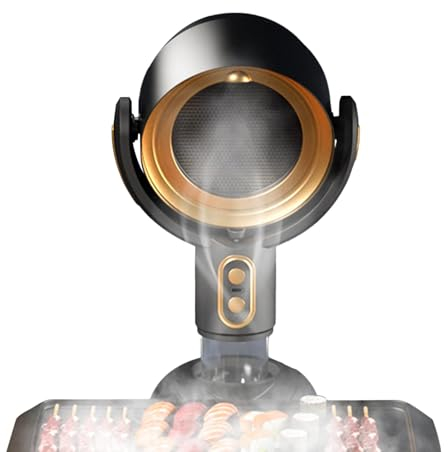 Extractor de aire portátil - Ventilación de campana portátil, Campana extractora de escritorio | Campana Extractora de escritorio recargable de 3000mah, campanas superiores de escritorio con rotación