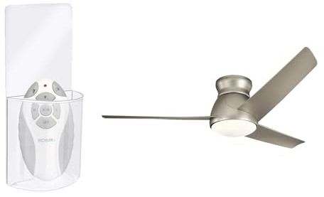 meineWunschleuchte Deckenventilator mit Licht und Fernbedienung Ø 152cm Silber, Outdoor geeignet