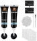 HASAIKA® Lederreparatur Creme, Kunstleder Reparaturset, Leder Restaurator,Reparatur Set für Autositze,Sofas, Lederjacke,Schuhe,Gürtel Kratzer,Löcher, Schwarz