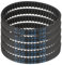 QUARKZMAN 5Stk Htd-3m Gummi Zahnriemen 52 Zähne 156mm Teilung Länge x 6mm Breite x 2.4mm Höhe Zahnriemen aus Gummi Geschlossener Schleife Riemenscheibe Zahnriemen