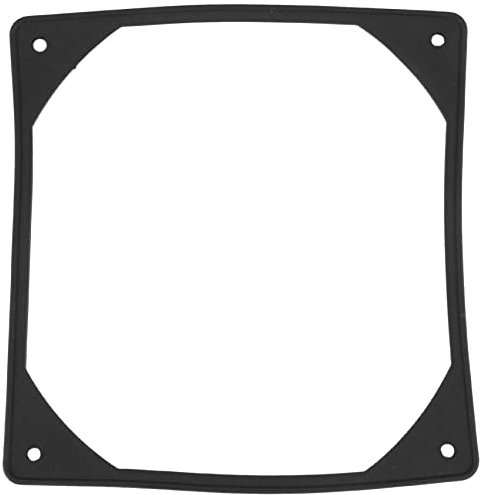Swiixxer 10Pcs 140mm Anti-Vibration Silicon Fan Gasket Noise Reducing Gasket Pad for PC Computer Case Fan