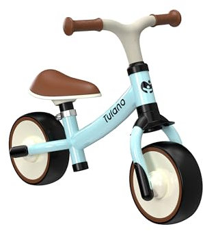 TULANO Scout 15 | Laufrad für Kinder | Spielzeug autofahrt ab 1 Jahr | Kinderlaufrad | Lernlaufrad | Laufhile Baby | Verstellbarer Sitz | Indoor & Outdoor Bike | Alter 18-48 Monate | Blau