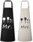 Vicloon Grembiule da Cucina Chef, 2 Pezzi Grembiuli da Cucina per Coppia, Regolabile Grembiuli con 2 Tasche, Grembiule da Ristorante Grembiule da Ristorante BBQ Bar Chef Cucina, Unisex