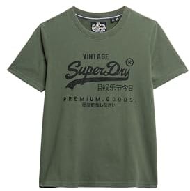 Superdry Damen Locker geschnittenes Vintage Logo T-Shirt mit Verzierung