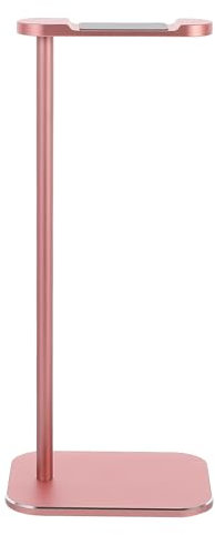 LALAFINA Headphone Storage Rack Aluminum Alloy Headset Holder Stand for Desk Accessories Rose Gold Headset Bracket Suitable for Home and Office Use