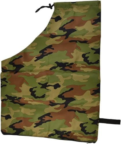 Zhanhai Sac universel pour aspirateur/souffleur à feuilles, remplacement pour déchiqueteuse de jardin, sac de collecte de feuilles de grande capacité imperméable, fond (camouflage)