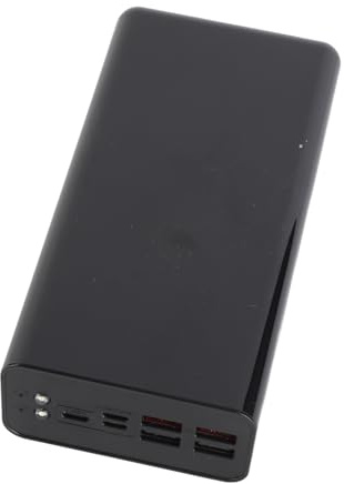 RASTKY Smart Chip 40000mAh Power Bank con 4 Salidas USB para Carga Rápida, Batería Externa con Puerto Multi-U para Todos los Dispositivos, Cargador de Teléfono Móvil Portátil con Carcasa de Plástico