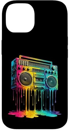 Boombox Audio Receiver Cassette Player Retro Music Era Case for iPhone 14