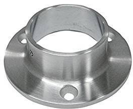 1 Stck Edelstahl Wandflansch Ø 33,7-48,2 Fitting Wandanschluss Wandhalter Rohr Halter inox (42,4)