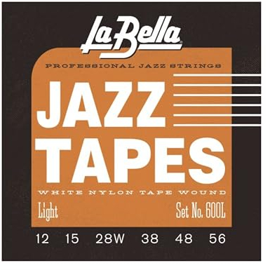 La Bella Jazz Tapes 012-056 - Cuerdas de nailon para guitarra eléctrica (600 L)