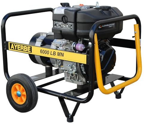 Ayerbe generadores diesel - Generador ay-6000 lb mn a/macho diesel
