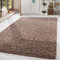HomebyHome Shaggy Teppich Wohnzimmer 240 x 340 cm - Shaggy Teppich Hochflor Mokka Extra Weich und Flauschig - Waschbarer Langflor Teppiche für Schlafzimmer, Küche, Flur - Carpet, Halı, Kilim