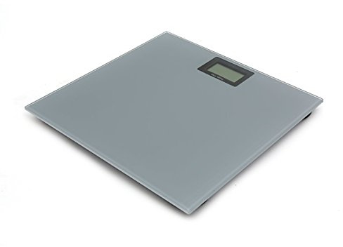 Omega obsgr – Badezimmer Skala (LCD, 30.5 x 72 mm, grau, Rechteck, CR2032, Sekuritglas)