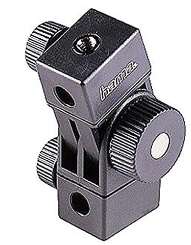 Hama 2-fach Schirmhalter für Stabblitzgeräte, Schwarz
