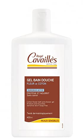 Gel Bain Et Douche Fleur De Coton 400ml Surgras Actif Rogé Cavaillès