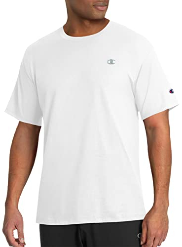 Champion Herren Classic, Everyday Tee for Men, Comfortable Soft Men's T-Shirt (Reg. Or Big & Tall) Hemd, Weiss/opulenter Garten, 4X-Groß