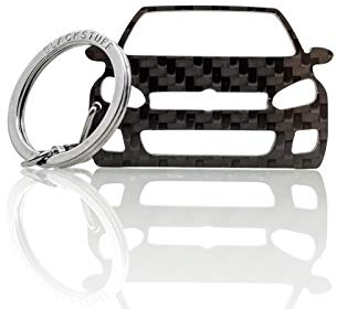 BlackStuff Porte-Clés En Fibre De Carbone Compatible Avec Golf GTI Mk6 2008-2012 Voiture