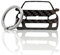 BlackStuff Porte-Clés En Fibre De Carbone Compatible Avec Golf GTI Mk6 2008-2012 Voiture