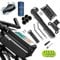 Zone Kit Riparazione Pneumatici Bici,Borsa del Telaio Bici Impermeabile,Mini Pompa Bicicletta,16 in 1 attrezzo Multifunzione,Riparare Le forature di Pneumatici,Accessori per Bici