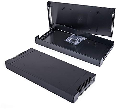 G17081UBK 19 Zoll ABS Gehäuse 1HE Rack Case schwarz Leergehäuse Gainta