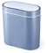 ELPHECO Bathroom Trash Bin, 9.5 Litres Waterproof Motion Sensor Small Bathroom Trash Can with Lid, 2.5 Gallon Slim Plastic Narrow Bedroom Trash Can, Grey