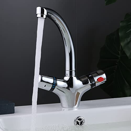Acesunny Mitigeur de lavabo thermostatique pour lavabo