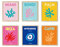 TwoDays Adrette Raumdekoration, ästhetische, adrette Wanddekoration, adrette Reisedrucke, adrette Sachen, adrette Poster für Teenager-Mädchenzimmer (20,3 x 25,4 cm, 6 Stück, ungerahmt)