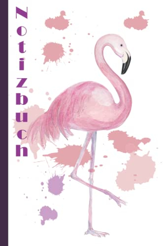 Flamingo Notizbuch: Flamingo Notizbuch, breites liniertes, liniertes Papier-Notizbuch für Schule, Studenten, Geschenk für Kinder, Jungen, Mädchen, Teenager, Flamingo-Notizbücher, Flamingo-Liebhaber