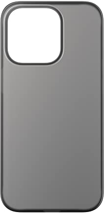 NOMAD Super Slim Case | für iPhone 14 Pro | Extra dünne Schutzhülle | Kratzfest | Semitransparent und matt | Schwarz