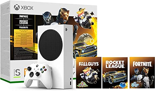 Xbox Series S 512GB | Pack Chasseur doré : Fortnite, Rocket League & Fall Guys (contenus digitaux) - Contenu gratuit
