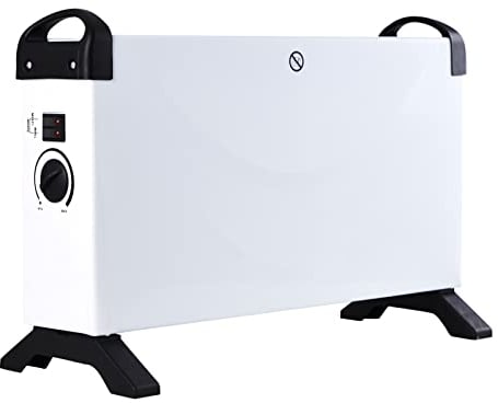 Mobile Elektroheizung Steckdose 2000 W Konvektor Heizgerät Heizkörper Elektroheizer Heizung Standheizung