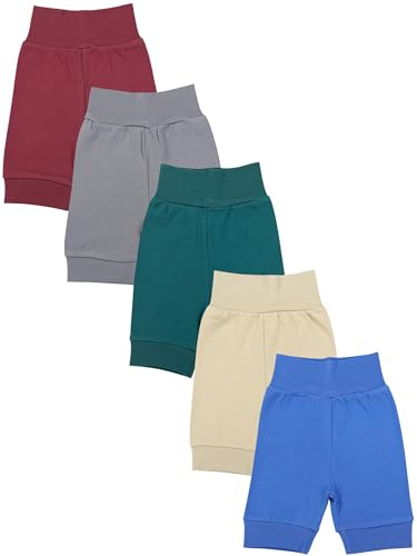 TupTam Unisex Baby Pumphose Sommershorts Baumwolle 5er Pack