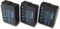 vhbw 3x batteria compatibile con Panasonic Lumix DMC-GX8H, DC-FZ1000 II, DMC-FZ330, DMC-GX8A, DMC-G81, DC-G90 fotocamera (1000mAh, 7,2V, Li-Ion)