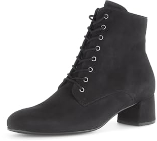 Gabor Damen Schnürstiefeletten, Frauen Stiefeletten,Best Fitting,uebergangsschuhe,uebergangsstiefel,schnürboots,Boots,schwarz,39 EU / 6 UK